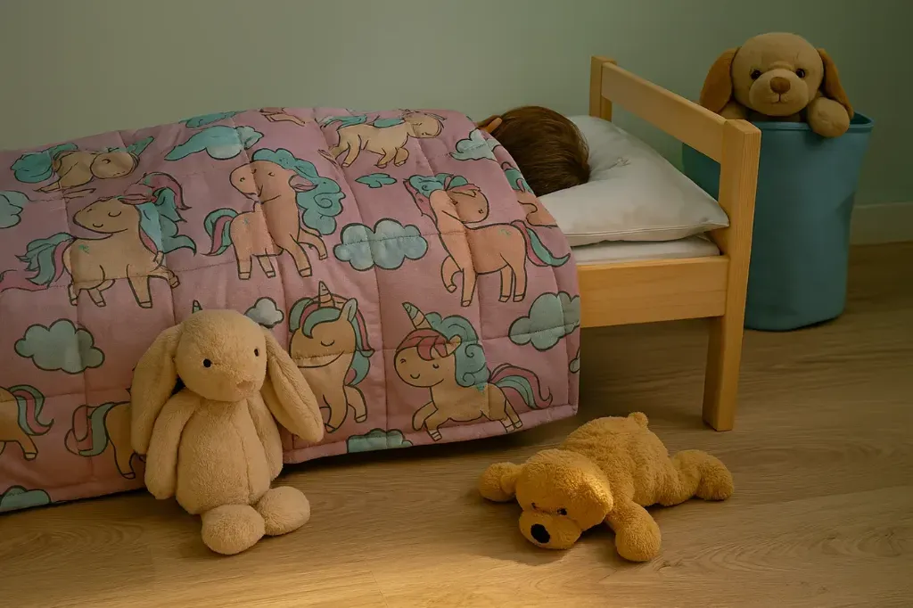 Kołdry obciążeniowe dla dzieci