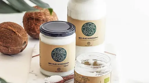 Wysokiej jakości bio olej kokosowy Racjonalni - super-składnik do kuchni i pielęgnacji