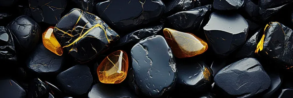 Czarna biżuteria z kamieni naturalnych